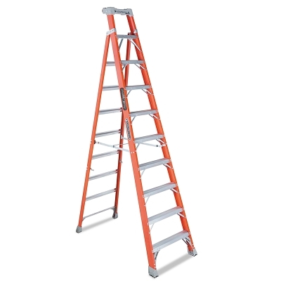 10' ADVENT FIBERGLASS STEP LADDER 300LB.